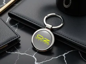 OZ Portachiavi Donna Look Minimal in Acciaio Inox